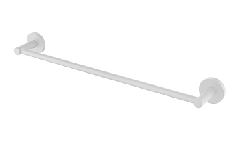 Фото Полотенцедержатель Boheme Uno 10972-MW, белый матовый 50 см