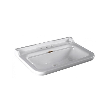 Фото Раковина Kerasan Waldorfс заглушкой для перелива 80 см