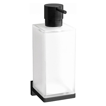 Фото Дозатор Colombo Look B9316.GM-VAN подвесной графит матовый/стекло матовое