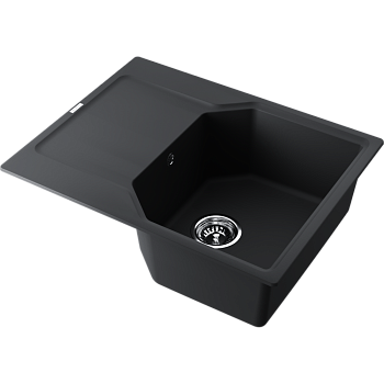 Фото Кухонная мойка Omoikiri Yonaka 65-BL 4993348 черный