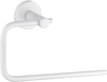 Фото Кольцо Boheme Uno 10975-MW для полотенец белый матовый