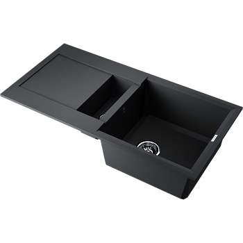 Фото Кухонная мойка Omoikiri Sakaime 86-2-BL 4993117 черный