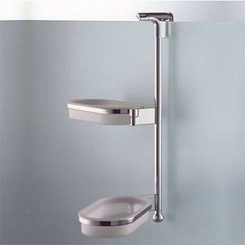 Фото Полка Colombo Isole Piantane B9710.CR-BI подвесная хром глянец