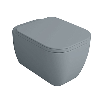Фото Унитаз подвесной Simas Henges HE18 серый матовый