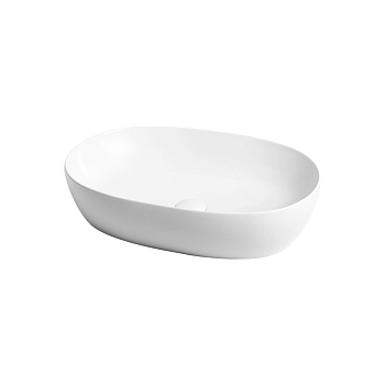 Фото Раковина Azzurra Elegance ELLA060400C0BI/(ECI60 bi*0) накладная 60 см, цвет Bianco lucido