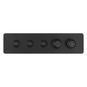 Фото Смеситель для душа Gessi Hi-Fi Eclectic 65224#299 термостат, черный матовый