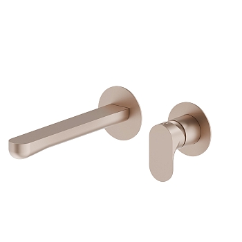 Фото Смеситель Newform Linfa II 69430E.M0.072 для раковины, розовое золото матовое