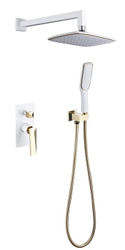 Фото Душевая система Boheme Venturo 384-W белый матовый