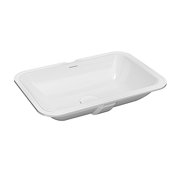 Фото Раковина Kerama Marazzi Plaza PLR.wbu.55 встраиваемая 54.5 см, цвет белый глянцевая