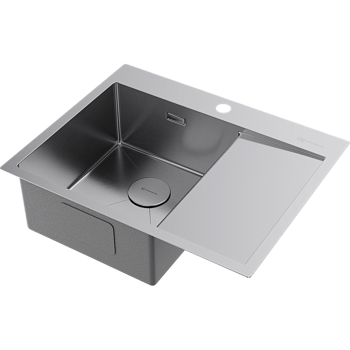 Фото Кухонная мойка Omoikiri Akisame 65-L-IN 4973058 нержавеющая сталь