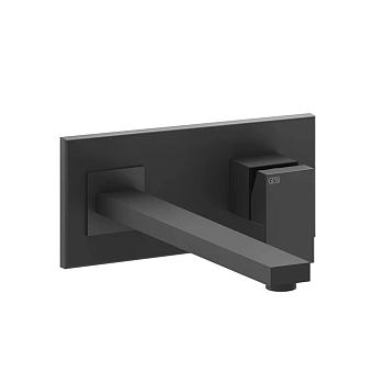 Фото Смеситель для раковины Gessi Rettangolo 44838#299, черный матовый