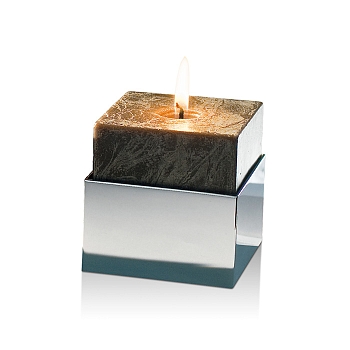 Фото Подсвечник Decor Walther Brick 0592100 настольный, хром