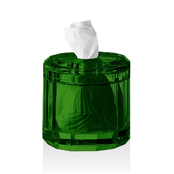 Фото Диспенсер для салфеток Decor Walther Kristall 0931596 настольная, английский зеленый