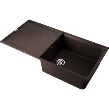 Фото Кухонная мойка Omoikiri Yasugata 100-DC 4993848 темный шоколад