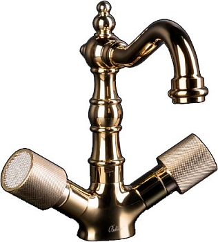 Фото Смеситель для раковины Boheme Royal Cristal 292 золото
