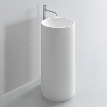 Фото Раковина Milldue Раковины 2925.20*0 Bianco Opaco напольная 44 см, цвет белый матовый