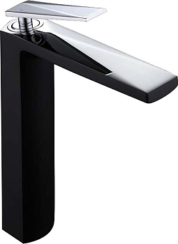 Фото Смеситель для раковины Boheme Venturo 372-B черный матовый