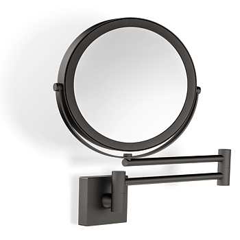 Фото Зеркало Decor Walther 0105866 косметическое подвесное увел 5x, темный металл матовый