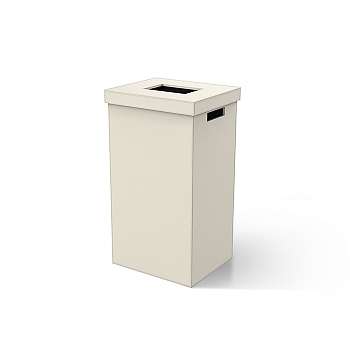 Фото Корзина Decor Walther Brownie 0937547 напольная 38х32хh67 см имитация кожи, цвет песочно-бежевый