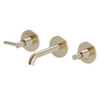 Фото Смеситель Newform Blink Chic 71020E.59.098 для раковины, шампань браш PVD