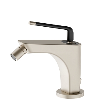 Фото Смеситель Newform O'Rama 68425.M2.071 для биде с донным клапаном, шампань матовый