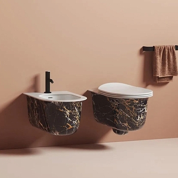 Фото Биде подвесное Artceram Chic CHB001 48 00 черный