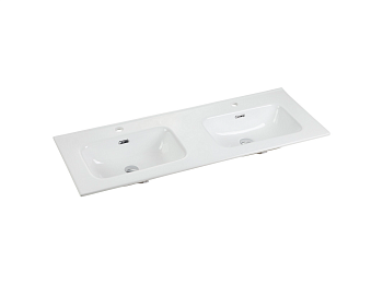 Фото Раковина Ceramicanova Element CN7004 мебельная 121 × 46,5 × 18 см, белый глянцевый
