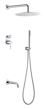 Фото Душевая система Boheme Uno 464-2-CR хром глянец