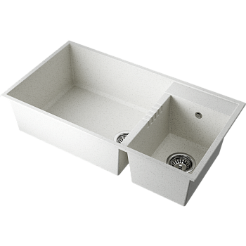 Фото Кухонная мойка Omoikiri Tedori 85-2-U-WH 4993943 белый