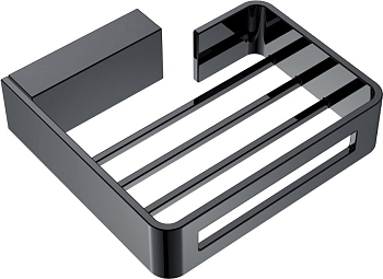 Фото Мыльница Boheme Q 10959-SGM подвесная Shine Gun Metal