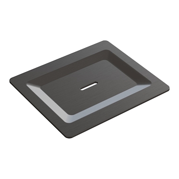 Фото Мыльница для полки Boheme Space 10966-GM-SOAP подвесная, gun metall, графит матовый