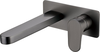 Фото Смеситель для раковины Boheme Spectre 455-Gm оружейная сталь браш