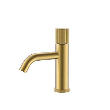 Фото Смеситель для раковины Boheme Stick 121-MG.3 золото матовое