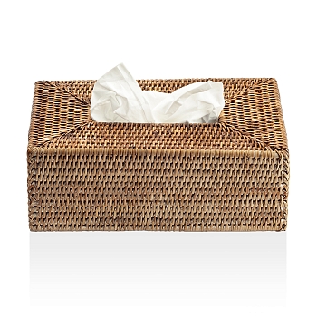 Фото Диспенсер для салфеток Decor Walther Basket 0922992 настольный, ротанг темный