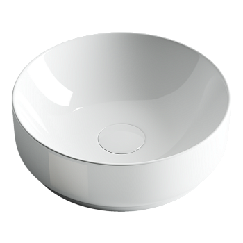 Фото Раковина Ceramicanova Element CN6005 накладная 35 × 35 × 12 см, белый глянцевый