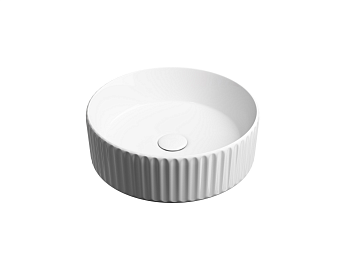 Фото Раковина Ceramicanova Element CN6057 накладная 36 × 36 × 11,5 см, белый глянцевый
