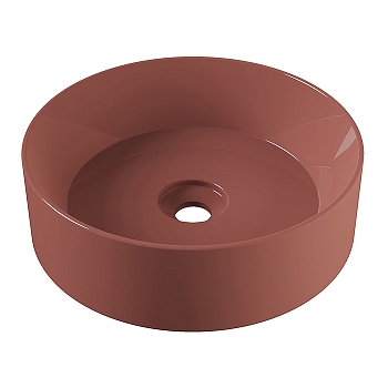 Фото Раковина Alice Spy 34230197 накладная 40 см, цвет табаско глянцевый