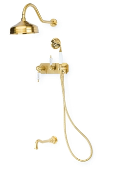 Фото Смеситель для ванны Boheme Medici 308-SW бронза