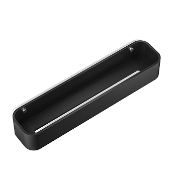 Фото Полка Decor Walther Black Stone 0973965 подвесная 45x10 см, сталь матовая/черный матовый