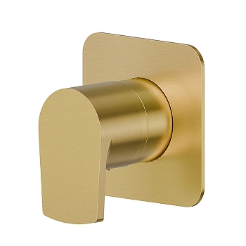 Фото Запорный вентиль Newform Haka 67690E.59.097 для душа, золото браш PVD