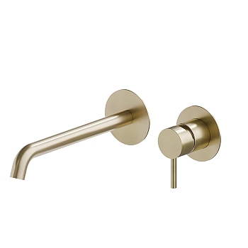 Фото Смеситель Newform X-Steel 316 69630EX.59.098 для раковины, шампань браш PVD