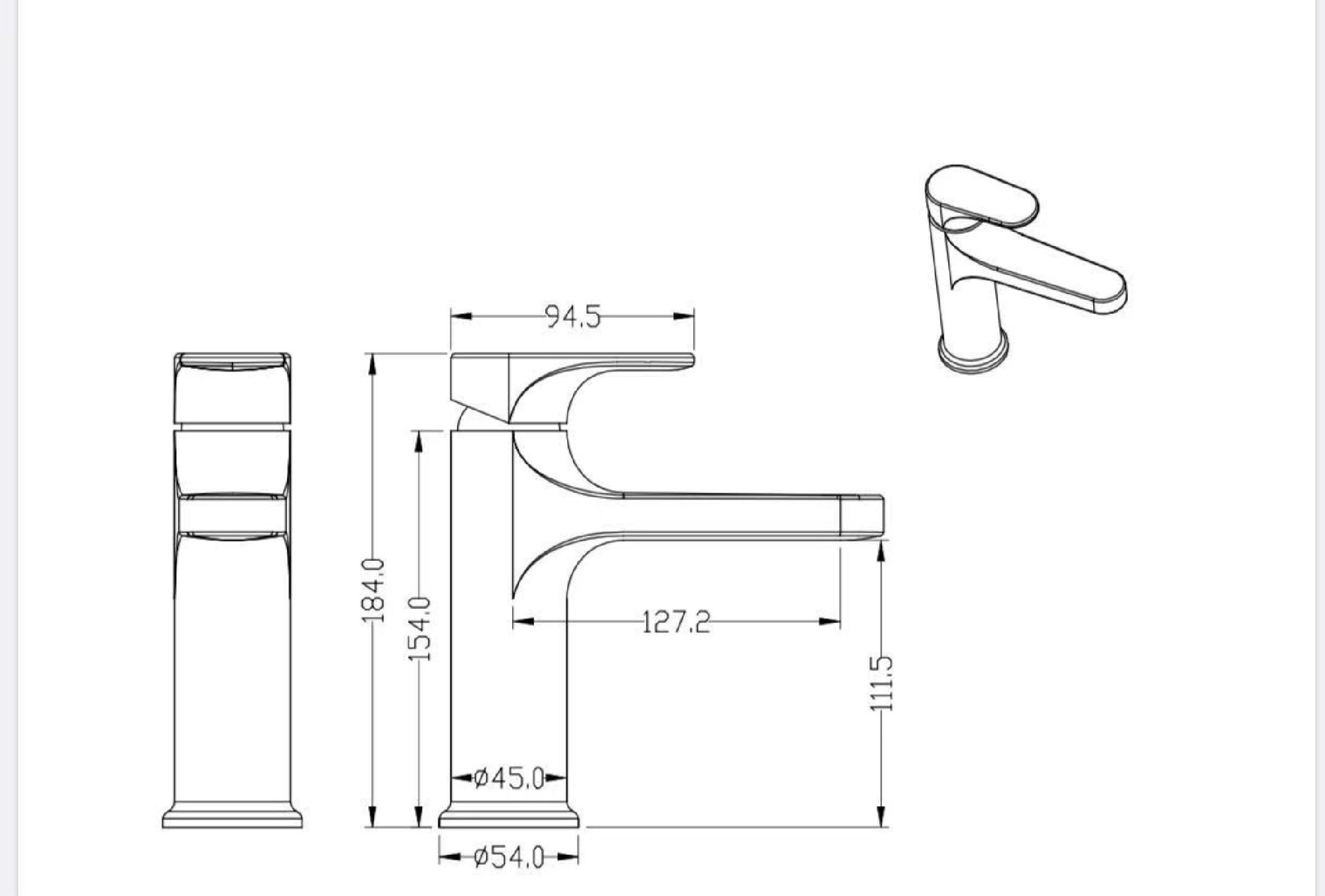 Фото Смеситель для раковины Boheme Spectre 451-MG золото матовое