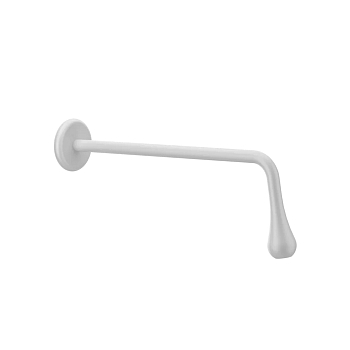 Фото Излив Gessi Goccia 33723#279 настенный белый матовый