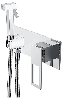 Фото Гигиенический душ Boheme Q 147-CRCR со смесителем хром глянец