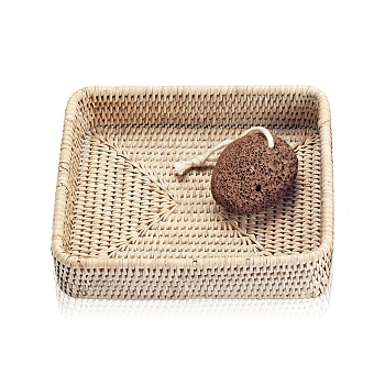 Фото Лоток Decor Walther Basket 0931991 настольный 18x22 см, ротанг светлый