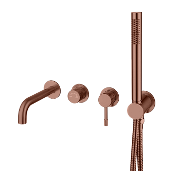 Фото Душевая система Boheme Uno 464-3-BRB бронза браш