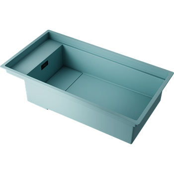 Фото Кухонная мойка Omoikiri Kinaru Pro 86-U/I-AZ 4993028 azur blue