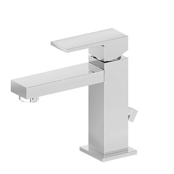 Фото Смеситель Newform Ergo Q 66410.21.018 для раковины с донным клапаном, хром глянец