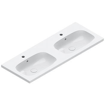 Фото Раковина Catalano Alvea 621222001 подвесная 120 см, цвет белый глянцевый