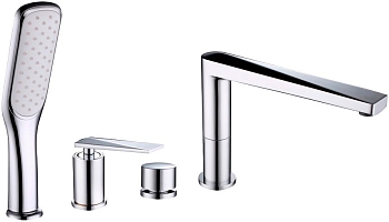 Фото Смеситель на борт ванны Boheme Venturo 370 хром